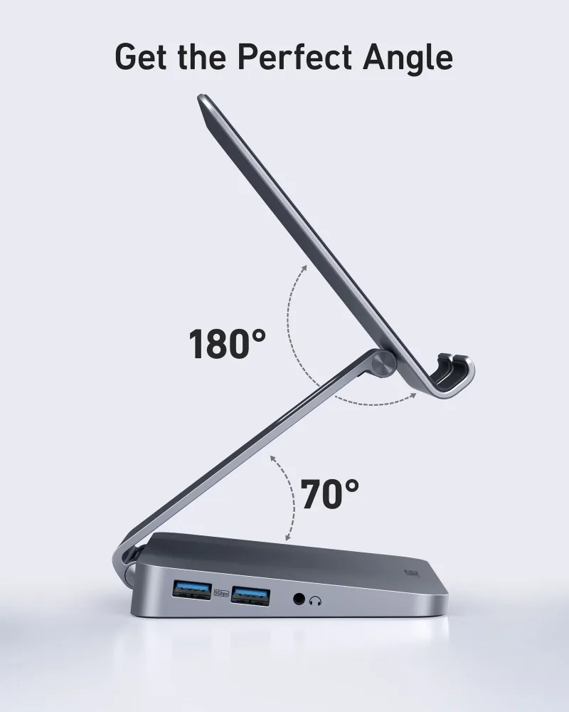Anker 551 USB-C 허브 (8-in-1, 태블릿 스탠드)