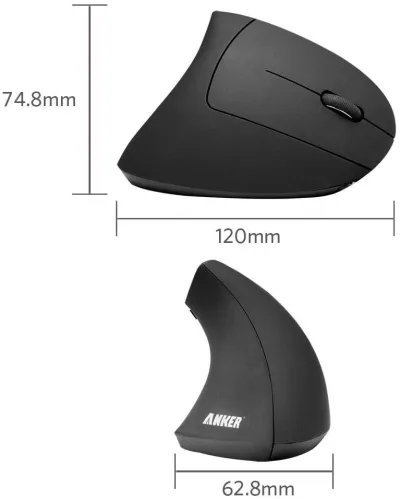 리퍼비시 Anker 2.4G 무선 버티컬 인체공학 광마우스