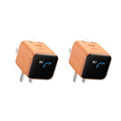 Anker Nano Charger (45W, Smart Display, 180° Foldable)