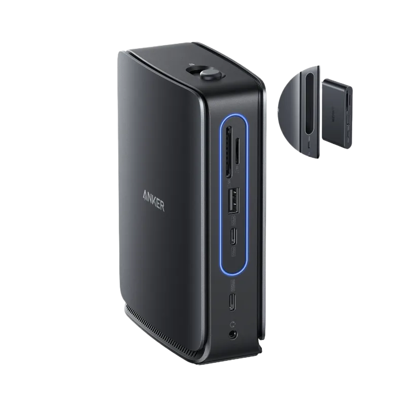Anker Nano Docking Station (13-in-1, Triple Display, Built-In Removable Hub)