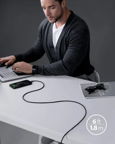 Cabo USB-C para Lightning Anker <b>641</b> (Flow, Silicone)
