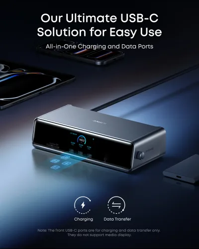 Anker Prime DL7400 Docking Station (14-in-1, Triple Display, DisplayLink)