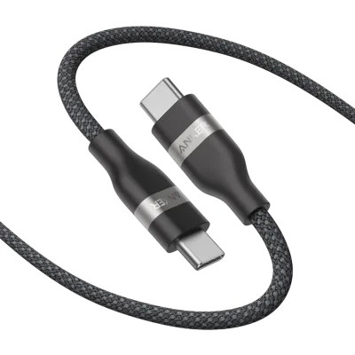 Anker USB-C-auf-USB-C-Kabel (3 ft / 6 ft, 240W, Upcycled-Braided)