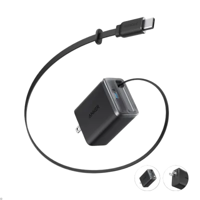 Anker Nano Charger (35W, Built-In Retractable USB-C Cable)
