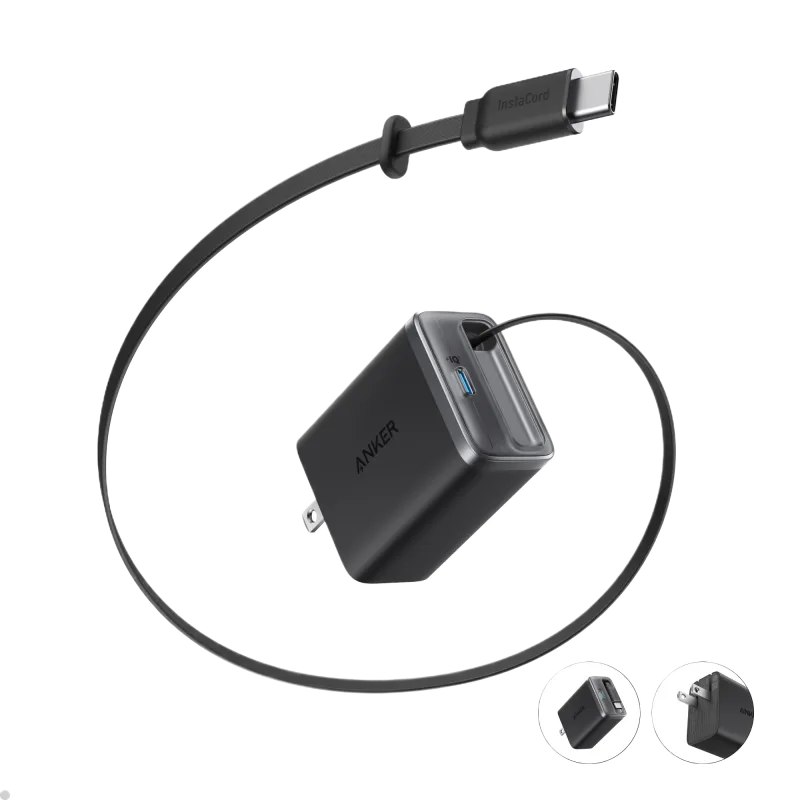 Anker Nano Charger (35W, Built-In Retractable USB-C Cable)