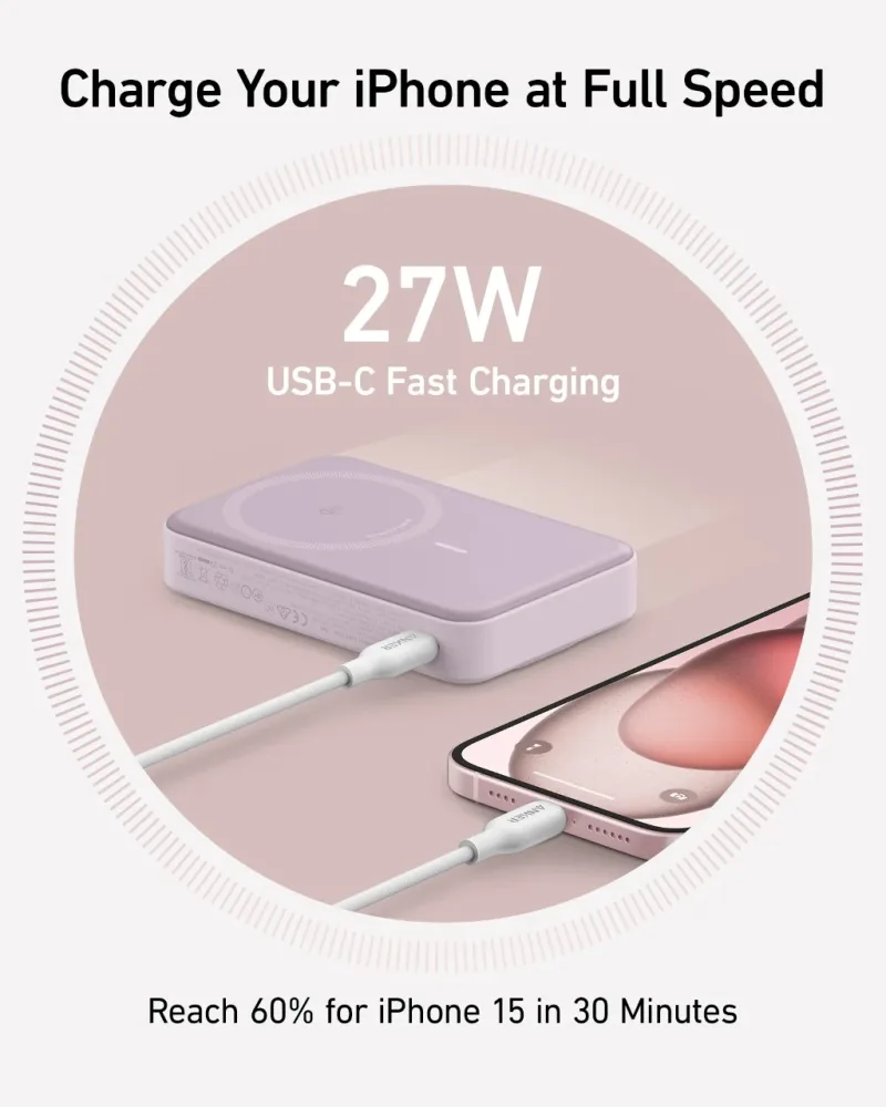 翻新 Anker MagGo 行動電源 (10K)