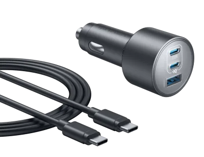 Carregador de Carro Anker Nano (167,5W, 3 Portas)