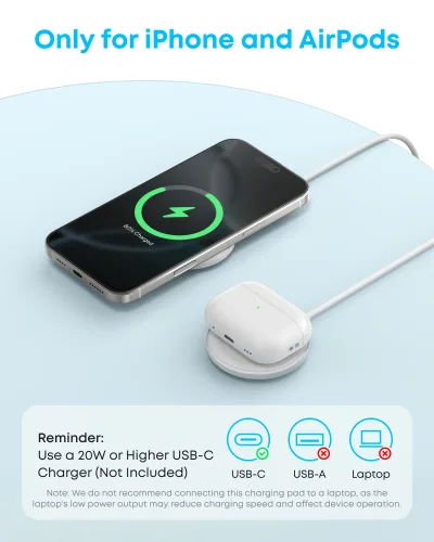 Anker Zolo Magnetic Wireless Charger (2 kpl)