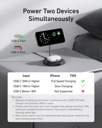 Anker MagGo Wireless Charger (2-in-1, Stand)