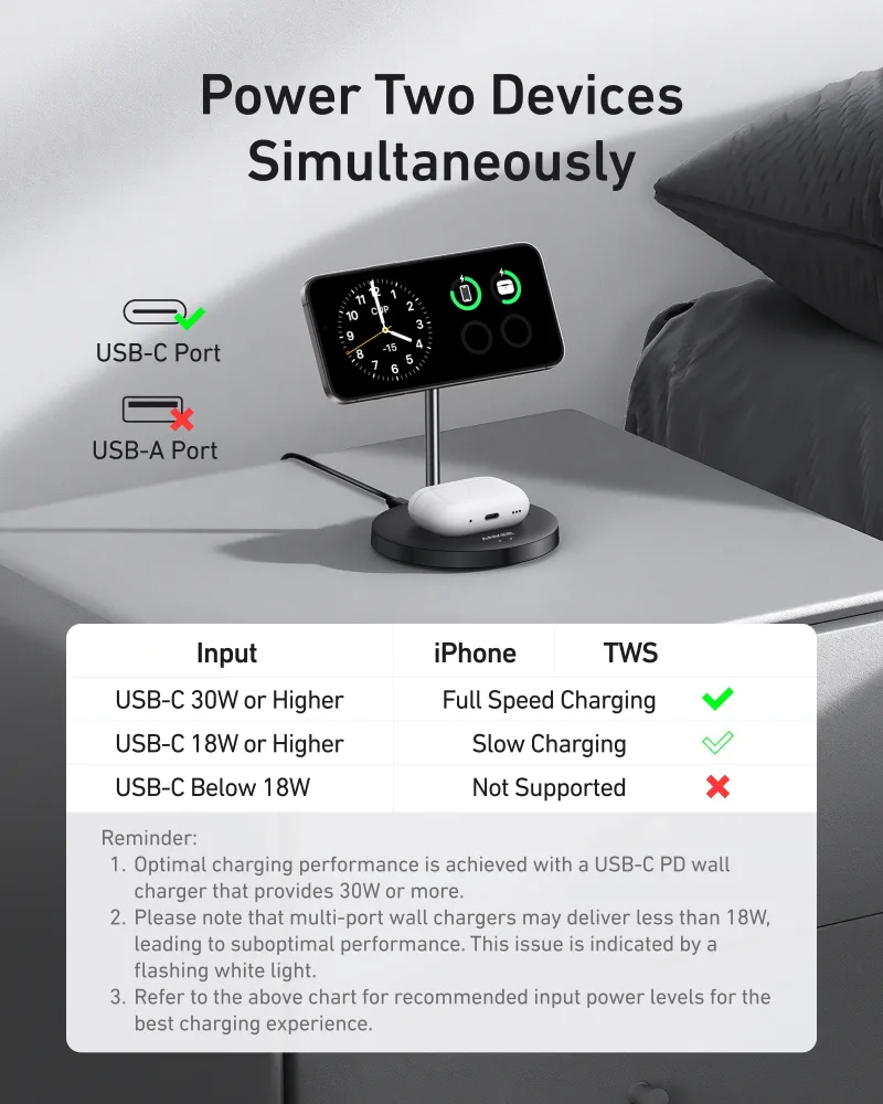 Anker MagGo Wireless Charger (2-in-1, Stand)