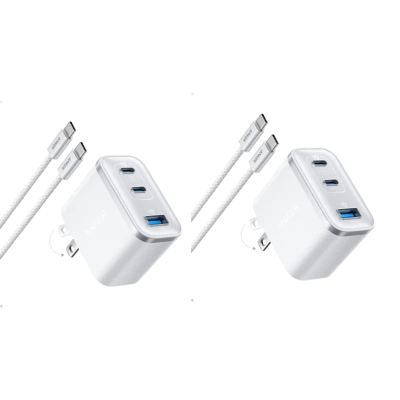 Anker Nano Charger (70W, 3 Ports) -2 Pack
