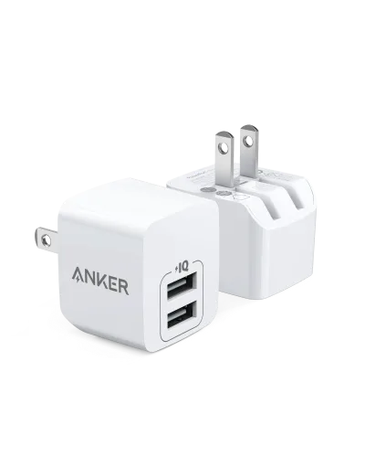 Anker Dual-Port 12W Wall Charger (2-Pack)