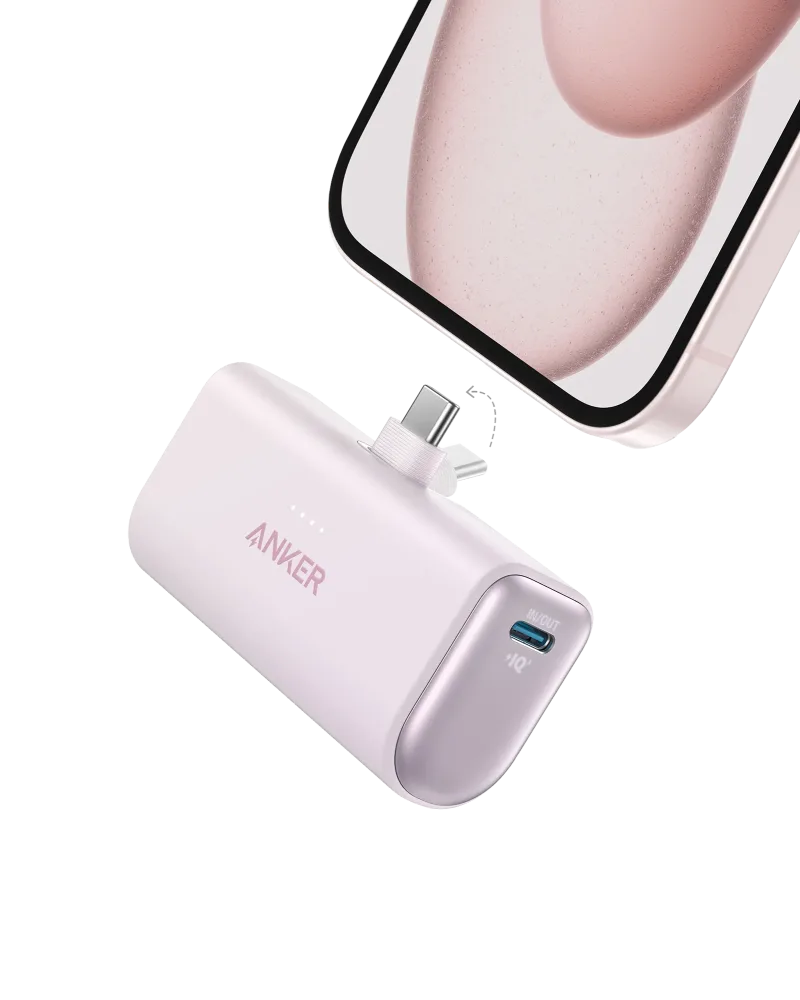 Anker Nano Power Bank (22.5W, Built-In USB-C Connector)
