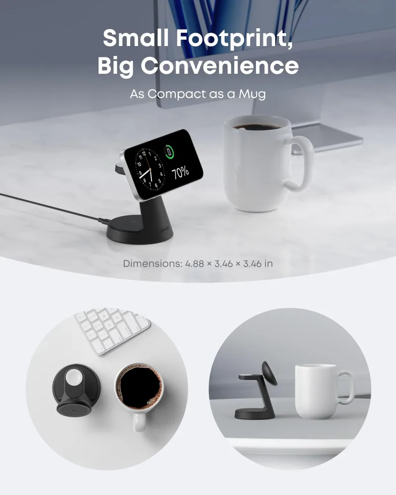 Anker MagGo Wireless Charging Station und Anker Nano Wireless Car Charger