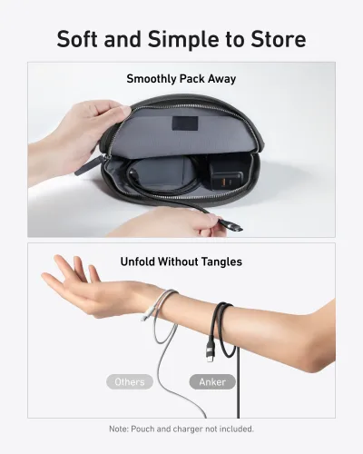 Anker Laptop Power Bank (25K, 165W, wbudowane i wciągane kable)
