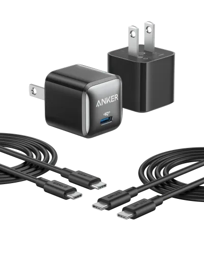 Anker <b>511</b> laddare (Nano Pro) med 1,8 m USB-C-kabel (2-pack)