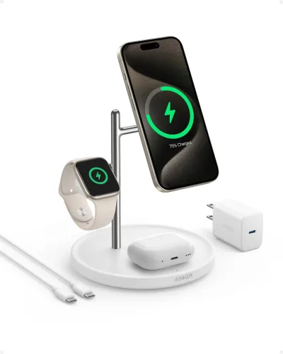 翻新 Anker MagGo 無線充電站（三合一支架）