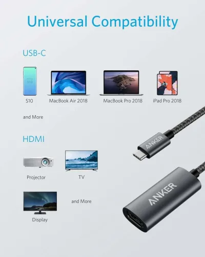 Anker <b>310</b> Adattatore USB-C (4K HDMI)