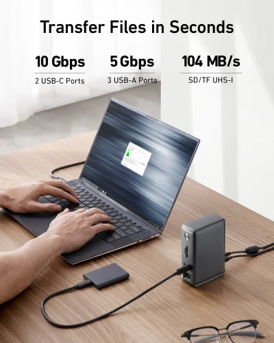 翻新 Anker <b>575</b> USB-C 擴充基座（13 合 1）