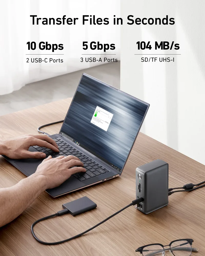 翻新 Anker <b>575</b> USB-C 擴充基座（13 合 1）