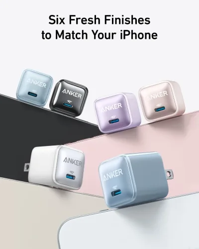 套裝組合：Anker Power Bank（10K，Fusion，內置 USB-C 充電線）及 Anker Nano Charger（20W）