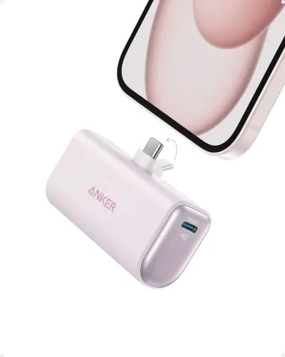 Anker Nano Power Bank reacondicionado (22,5 W, con conector USB-C integrado)