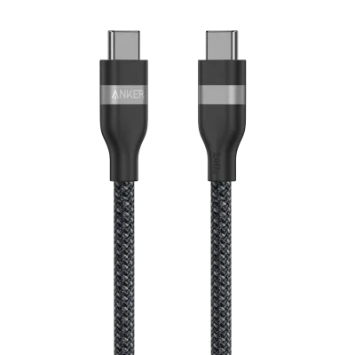 Anker USB-C-auf-USB-C-Kabel (3 ft / 6 ft, 240W, Upcycled-Braided)
