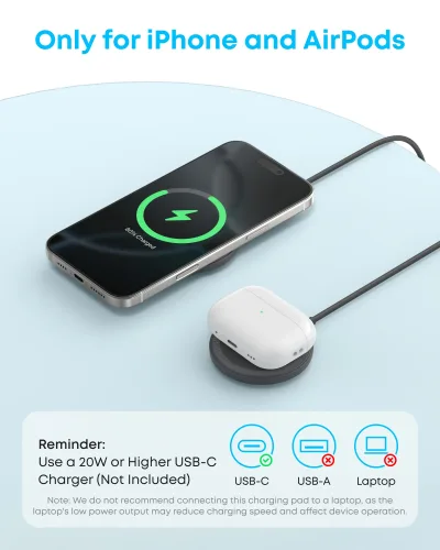 Anker Zolo Magnetic Wireless Charger (2 kpl)