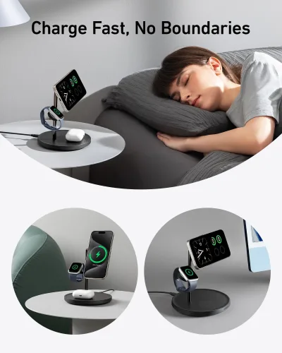 翻新 Anker MagGo 無線充電站（三合一支架）
