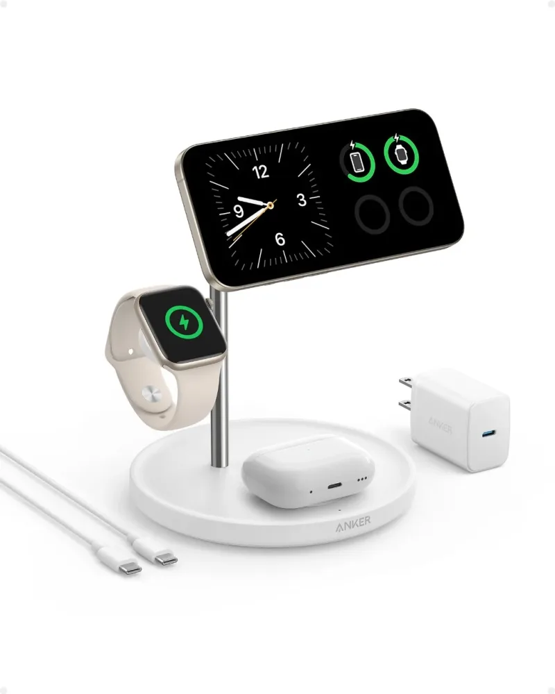 翻新 Anker MagGo 無線充電站（三合一支架）