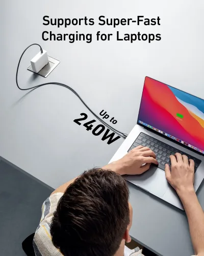 Anker <b>515</b> USB-C to USB-C Cable (Thunderbolt 4 Compatible)（2 packs）