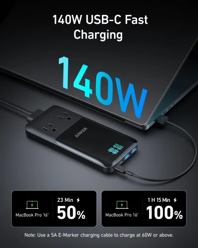 Anker Prime 6 合 1 充電座（140W）