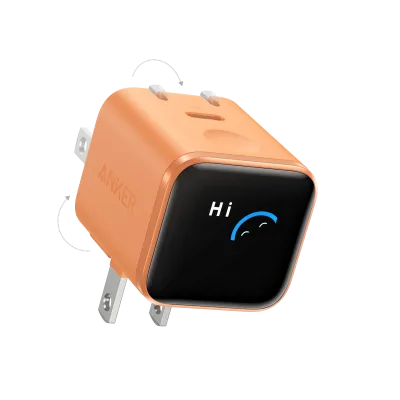 Anker Nano Charger (45W, Smart Display, 180° Foldable)