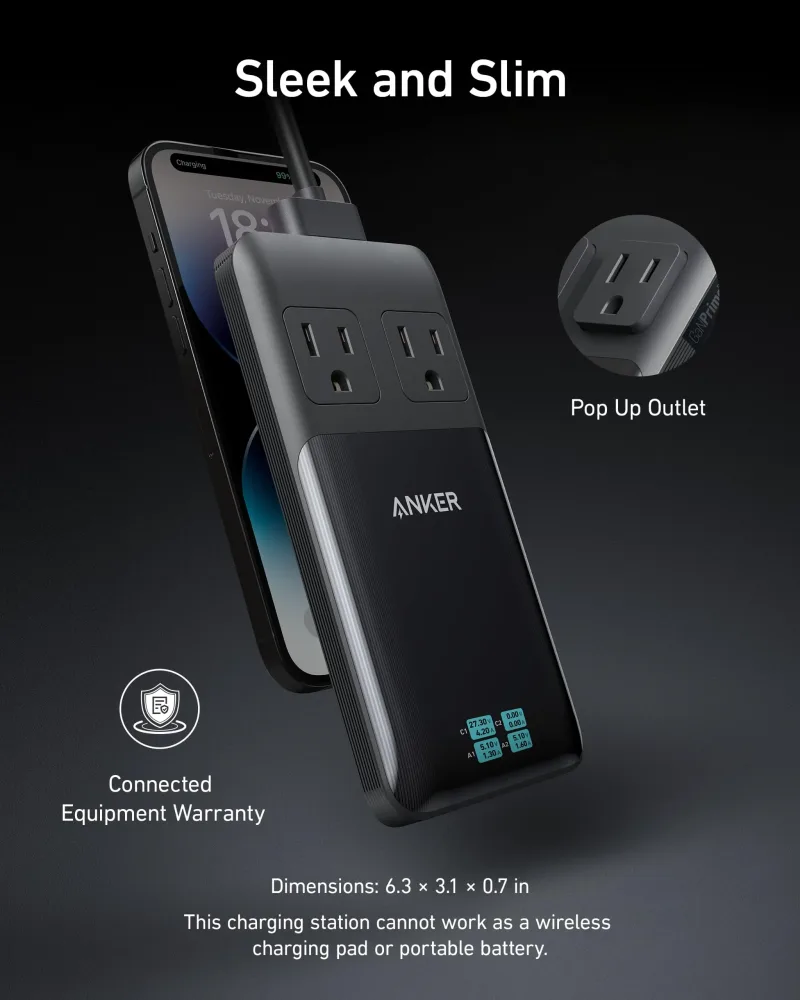 Anker Prime 6 合 1 充電座（140W）