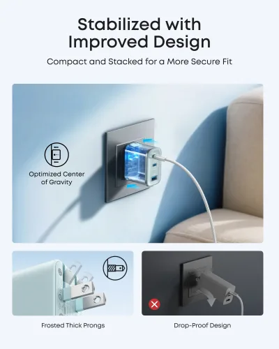 Anker Nano Charger (70 W, 3 Anschlüsse)