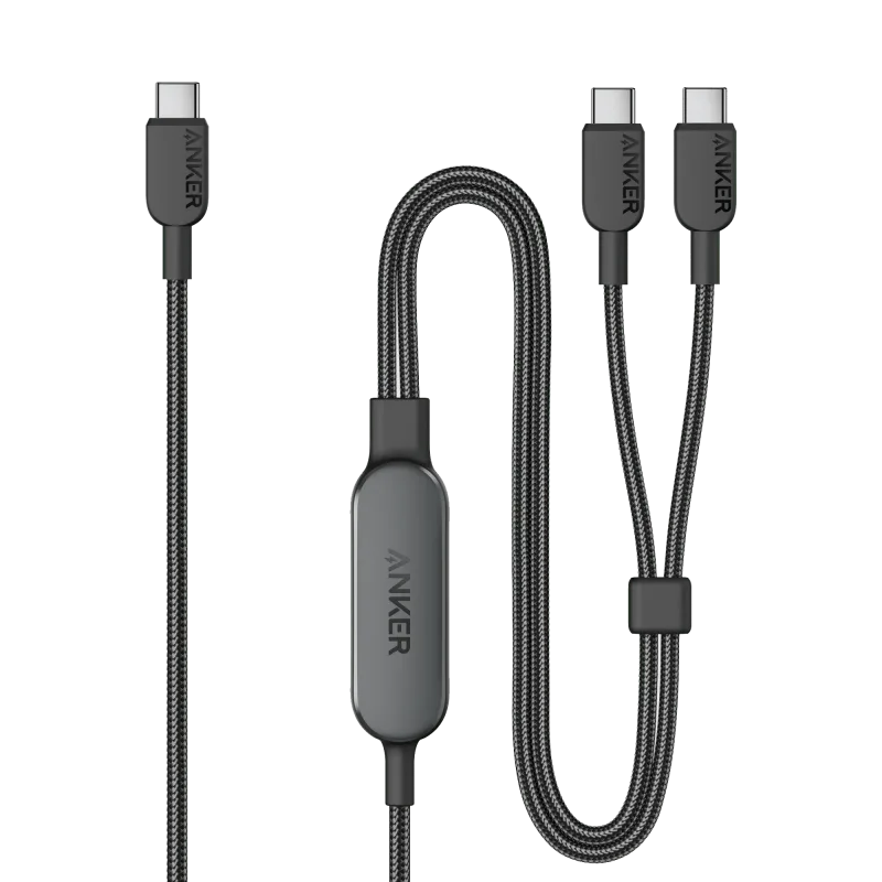Anker 140W 2-in-1 USB-C naar USB-C-kabel