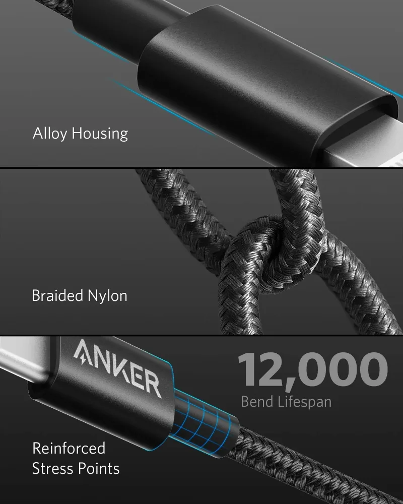 Anker <b>331</b> USB-C to Lightning 케이블