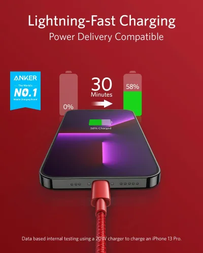 Anker <b>331</b> USB-C to Lightning 케이블