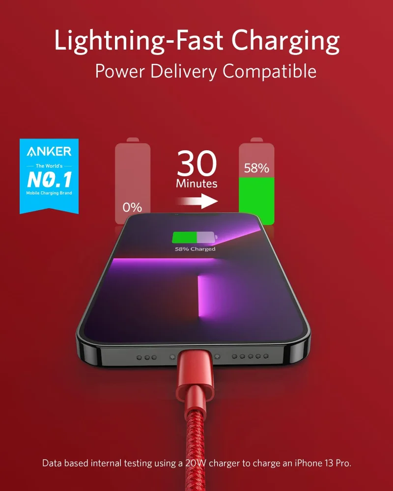 Anker <b>331</b> USB-C to Lightning 케이블