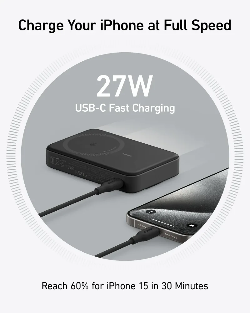 翻新 Anker MagGo 行動電源 (10K)