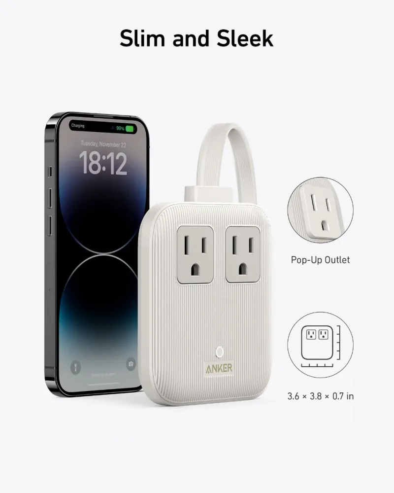 Anker Nano Charging Station (6-in-1, 67W) 2 件裝