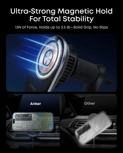 Anker Prime Cargador Inalámbrico para Coche (MagGo, AirCool, Pad)