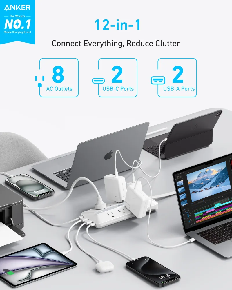 Anker USB Power Strip (12-in-1, 35W)