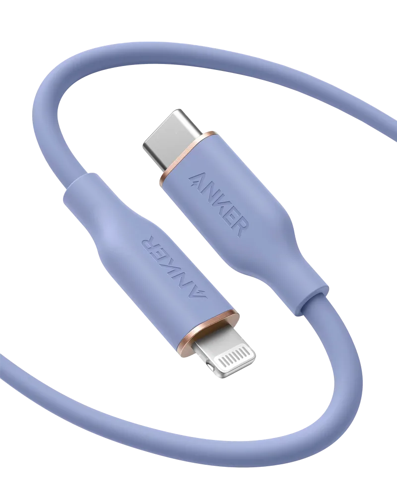 Cabo USB-C para Lightning Anker <b>641</b> (Flow, Silicone)