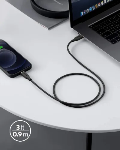Cabo USB-C para Lightning Anker <b>641</b> (Flow, Silicone)