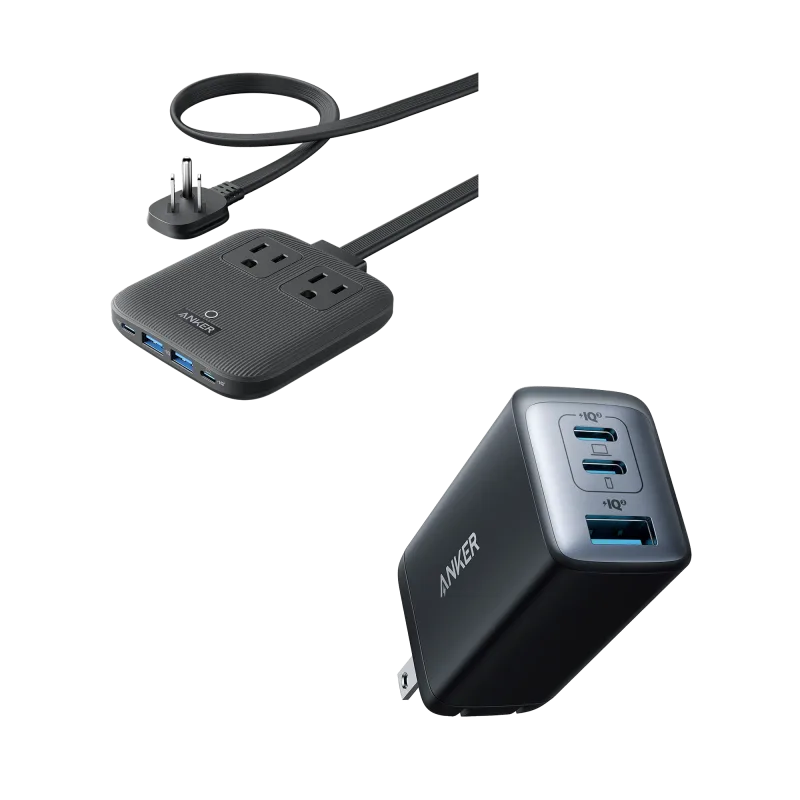 Station de charge Anker Nano (6-en-1, 67W) et chargeur Anker <b>735</b> (Nano II 65W)