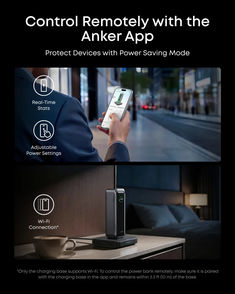 Anker Prime 行動電源（20K，220W）連充電底座