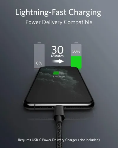 Anker <b>331</b> USB-C to Lightning 케이블