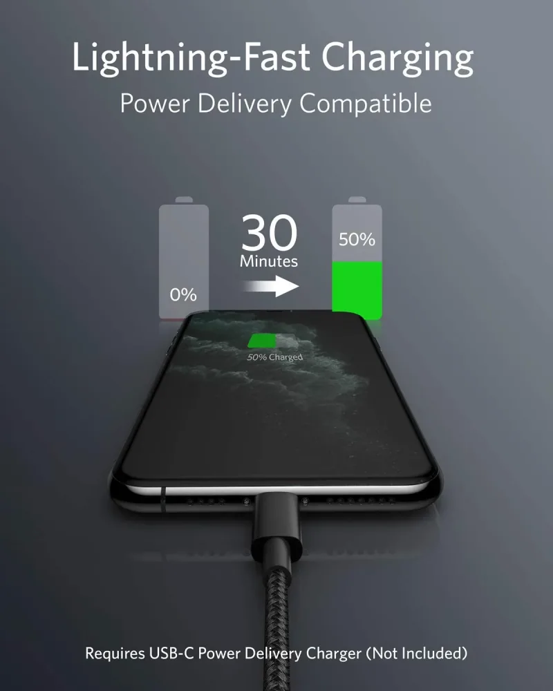 Anker <b>331</b> USB-C to Lightning 케이블