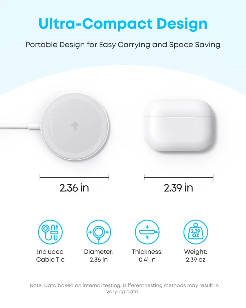 Anker Zolo Magnetic Wireless Charger (2 kpl)